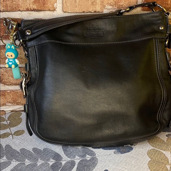 Coach Carly Hobo  Leather Shoulder Bag Euc 12669 - Picture 2 of 11